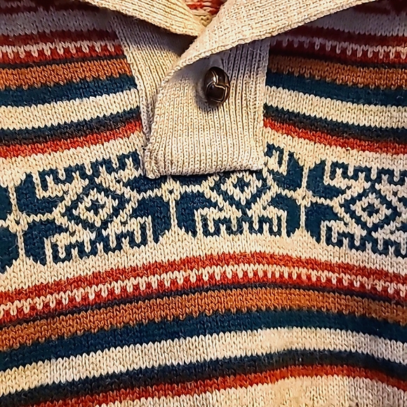 Vintage 60s Wool Jantzen Winter Ski Sweater, sz M - Picture 3 of 4